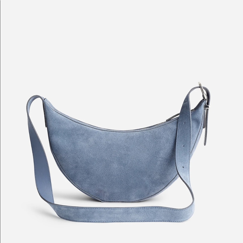 Brand new Madewell suede bag blue